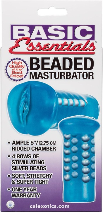Actual product image CalExotics Basic Essentials Beaded Masturbator