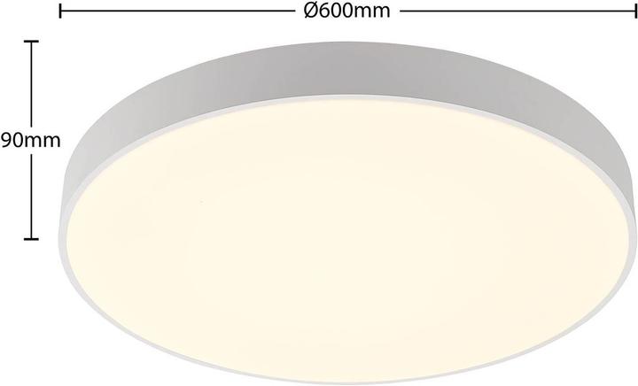 Produktbild Arcchio Vanida LED-Deckenlampe, weiss, 60 cm (10978 lm)