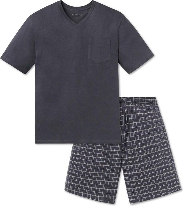 Actual product image Schiesser short pyjama shorty pyjamas 100% cotton | also in oversizes (62)