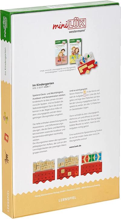 Produktbild miniLÜK Set - Im Kindergarten (Deutsch, 2015)