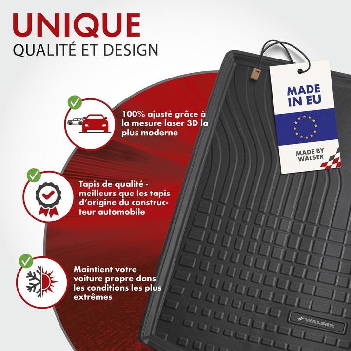 Image du produit Walser Bac de coffre premium Roadmaster pour Tesla Model 3 (5YJ3) 01/2017-aujourd'hui, plancher de