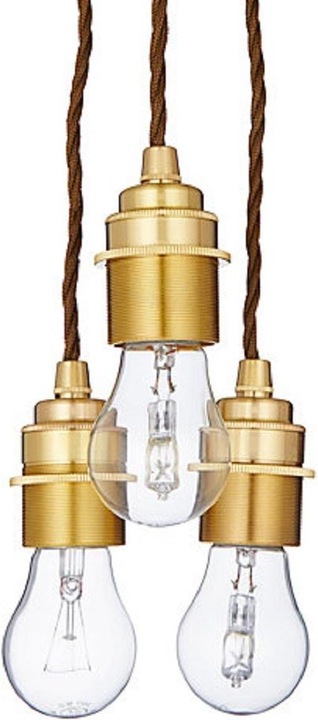 Actual product image Calex Retro Pendant Polished Brass (E27)