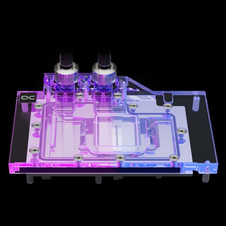 Produktbild Alphacool Eisblock Aurora Acryl RTX 4070TI Reference mit Backplate