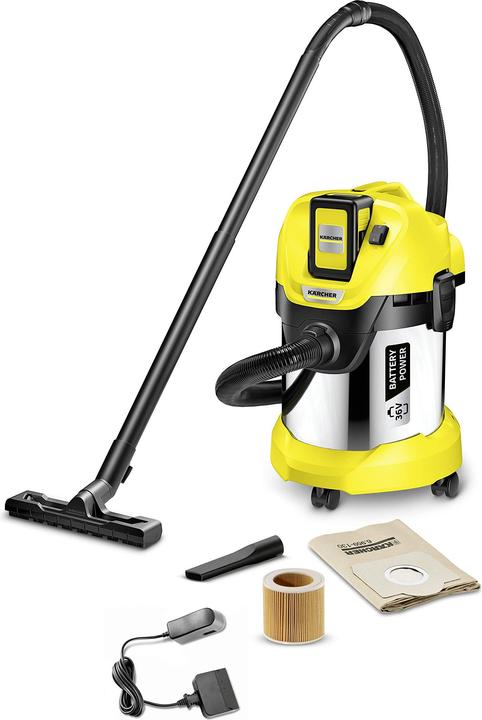 Produktbild Kärcher WD3 Batterie Premium Set (Nass-Trockensauger)