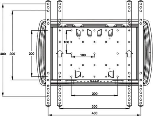 Produktbild Multibrackets M VESA Super Slim Tilt & Turn (Wand, 55", 40 kg)