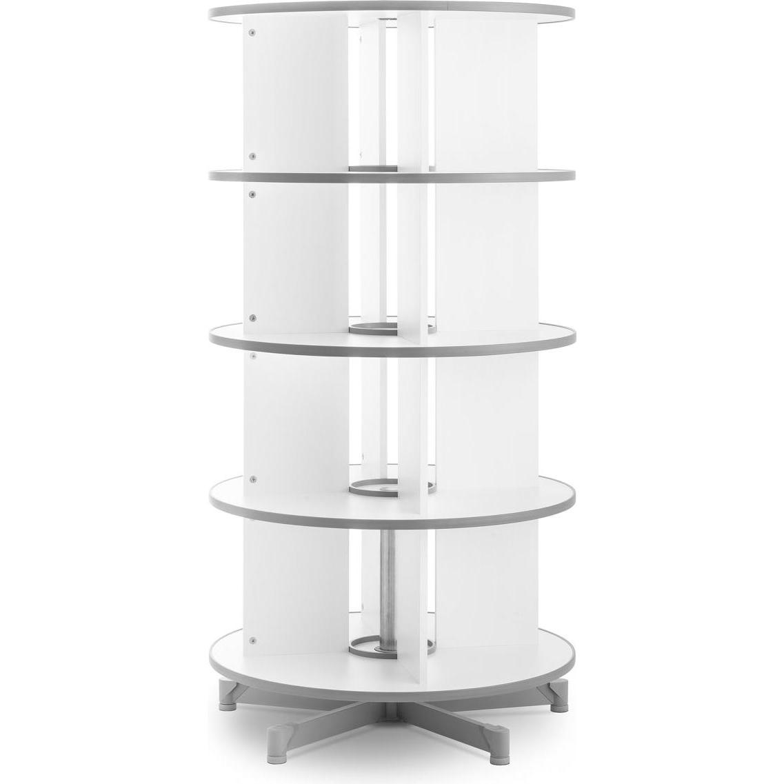 Moll, Dokumentenablage, Ordnerdrehsäule Depotfile 80 4 Etagen weiss