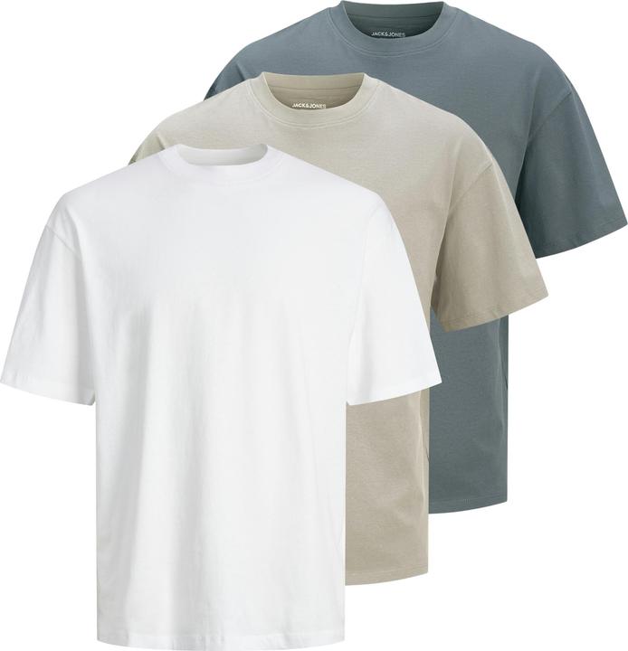 Actual product image Jack & Jones Jjhugo Loose Tee Ss Crew Neck 3pk Mp (XL)