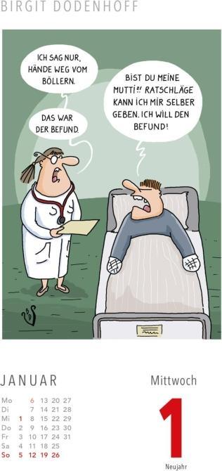 Produktbild Fiese Bilder Cartoons für jeden Tag 2025: Tageskalender