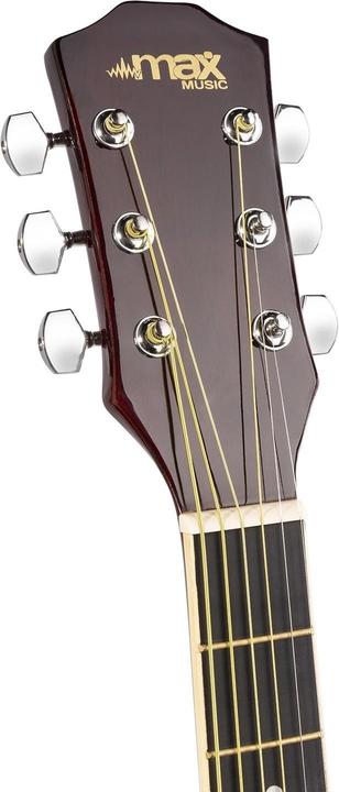 Immagine prodotto Max Music Chitarra occidentale SoloJam Set Sunburst (Set di chitarre acustiche, Palissandro, Tiglio)