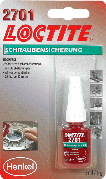 Image du produit Loctite Serrure à vis 2701 (5 g, 5 ml)