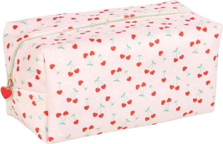 Actual product image Something Different Heart Cherry Toiletry Bag