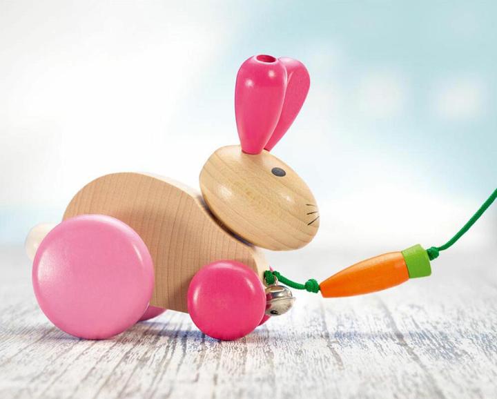 Actual product image Selecta Spielzeug Pull-along bunny Hanna hobble