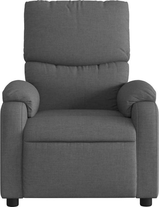 Produktbild vidaXL Massagesessel Dunkelgrau Stoff,Farbe: Dunkelgrau,Material