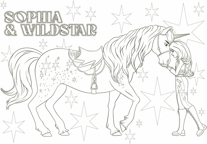Produktbild Unicorn Academy – Mein Malbuch