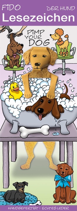 Productafbeelding Scandinavian Bookmarks Boekenlegger hond beige, Washsalon