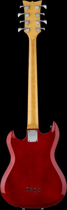 Image du produit Hagstrom Guitare basse, H8II, Wild Cherry Transparent, 8 cordes (Guitare électrique)