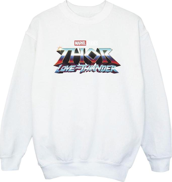 Produktbild Thor Love And Thunder Logo Sweatshirt Mädchen (116)