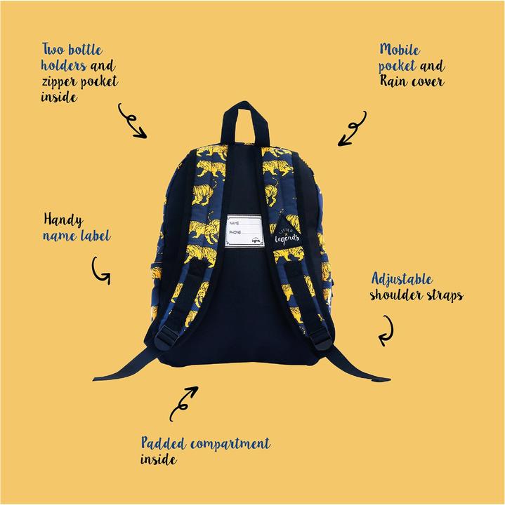 Actual product image Little Legends Backpack Tiger