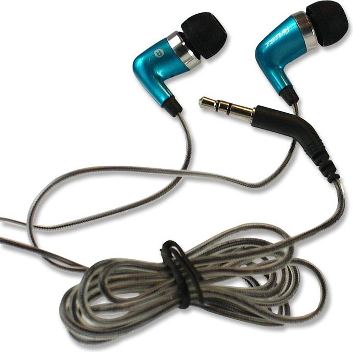 fontastic 3 5mm In-Ear Headset blau ALU Gehäuse S320 (Kabelgebunden)
