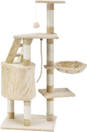 Image du produit Juskys Sams Pet Arbre à chat Buffy (118 cm, Beige)