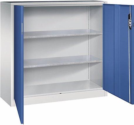 Gentian blue RAL 5010, Light grey RAL 7035
