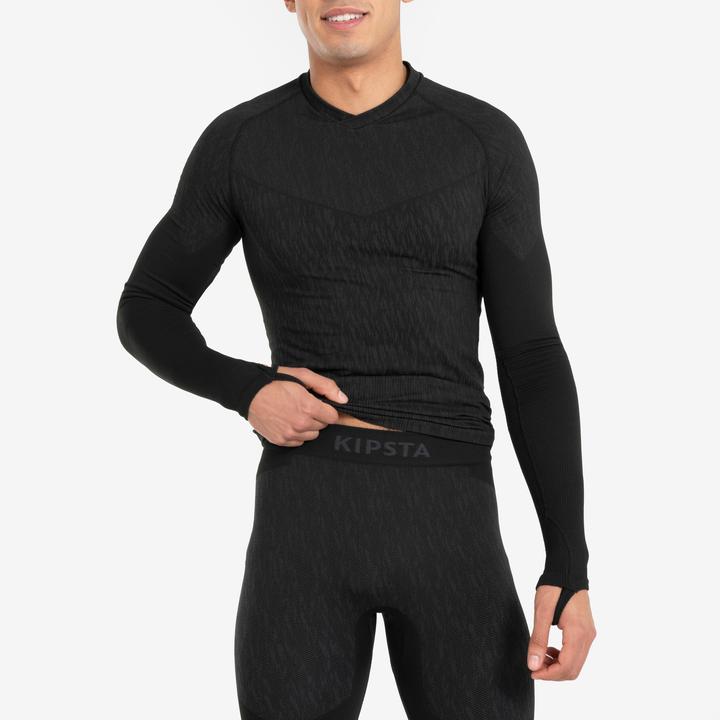 Produktbild Kipsta Damen/Herren Fussball Funktionstights - Keepdry schwarz (M)