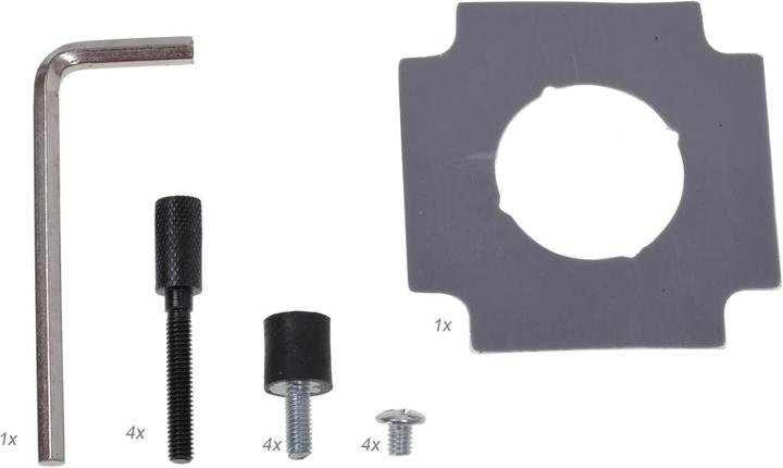 Actual product image Alphacool DDC metal bottom black nickel