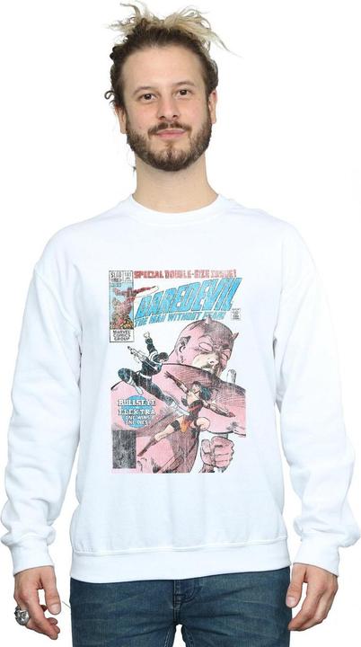 Image du produit - Sweat DAREDEVIL DISTRESSED BULLSEYE VS ELEKTRA COVER - Homme (5XL)