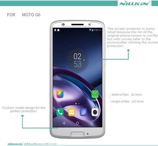 Produktbild Nillkin Matte Series Schutzfolie (1 Stück, Motorola Moto G6)