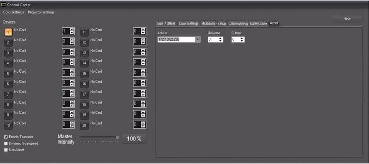 Produktbild Laserworld Showcontroller - professionelle Lasershow- und Multimedia-Software