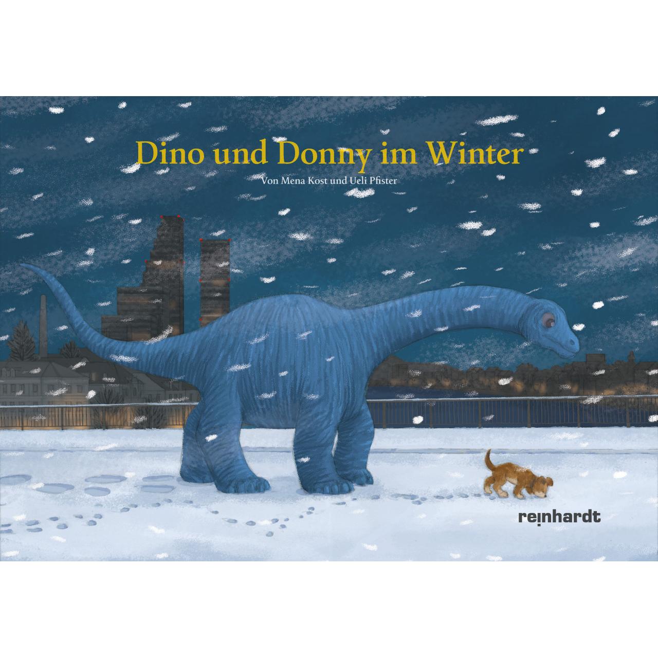 Dino und Donny im Winter, Kinderbücher von Mena Kost, Ueli Pfister