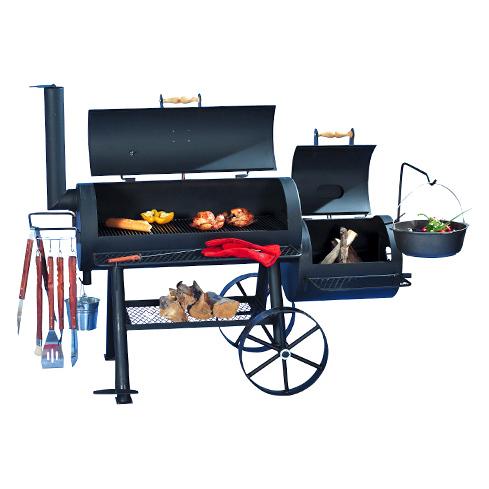 Cactus Jack 16" Longhorn Barbecue Smoker - buy at Galaxus - Galaxus