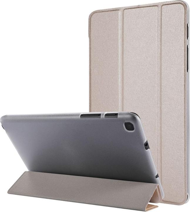 König Design Schutz Tablet Hülle für Samsung Galaxy Tab A7 Lite Case Cover Tasche Etuis Gold (Galaxy Tab A7 Lite)