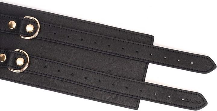 Actual product image Liebe Seele Luxury waist leather cuff corset