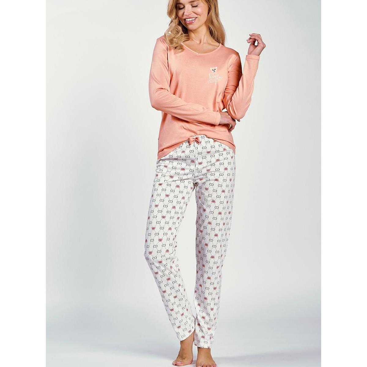 Taro, Damen, Pyjama, Pyjama, Rosa, (XL)