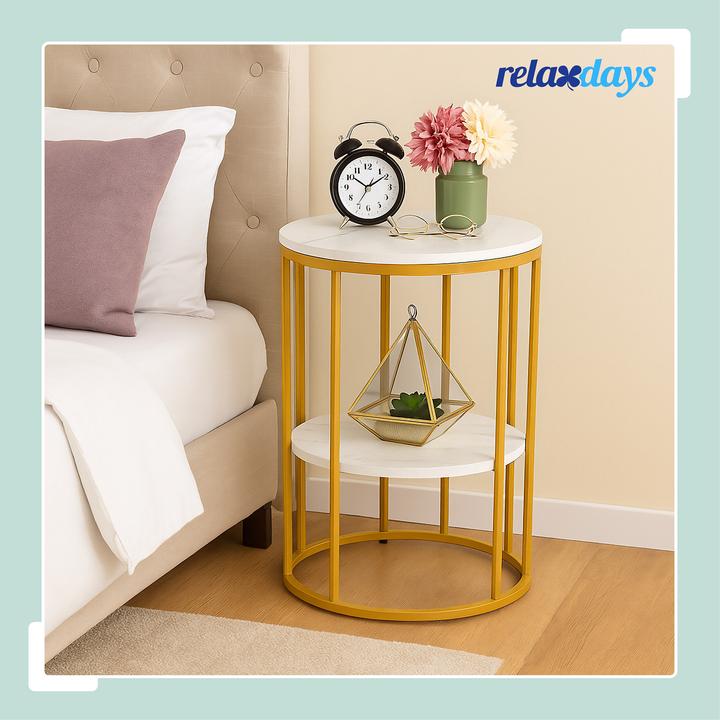 Actual product image Relaxdays Side Table (40 x 40 x 57 cm)