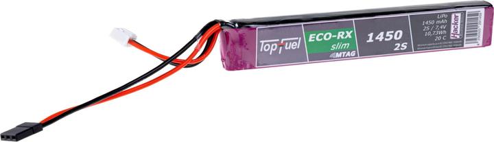 Produktbild Hacker RC-Akku TopFuel LiPo 20C ECO-X 1450mAh 2S slim RX MTAG (7.40 V, 1450 mAh)