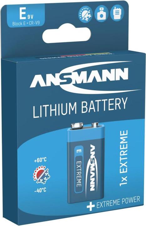 Produktbild Ansmann Extrem (1 Stk., 9V Block, 1200 mAh)