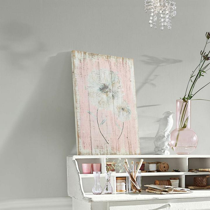 Produktbild Loberon Dekoboard Lumeron rosa/antikweiss