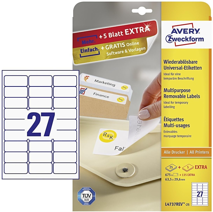 Produktbild Avery Universal-Etiketten