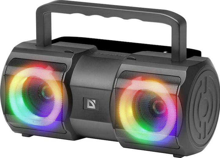 Produktbild Defender Lautsprecher Beatbox 20 Bluetooth 20w Licht/Bt/Mic/Fm/Usb/Tf (5 h, Batteriebetrieb)
