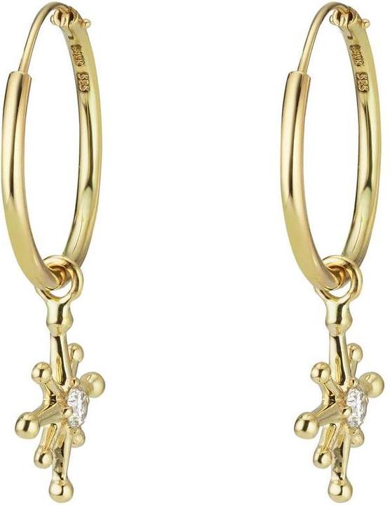 Bijouteria Gold Ear Jewellery (Gold 14K, Diamond laboratory)
