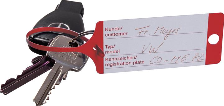 Actual product image Eichner PP-Schlüsselanhänger rot