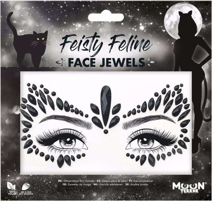 Smiffys Face Jewels - Feisty Feline
