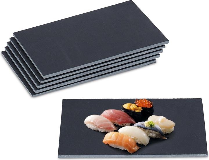 Actual product image Relaxdays 6x slate plate