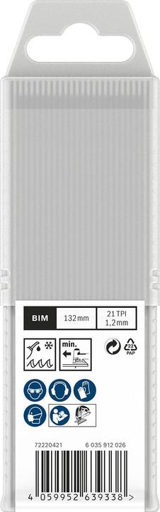 Produktbild Bosch Professional Zubehör PRO Metal Pipes and Profiles T321AF Stichsägeblatt, 132 mm, 25-tlg.