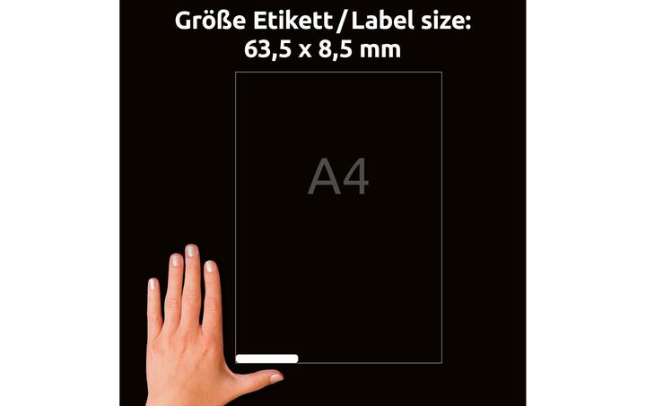Immagine prodotto Avery Etichette A4, 63,5 x 8,5 mm