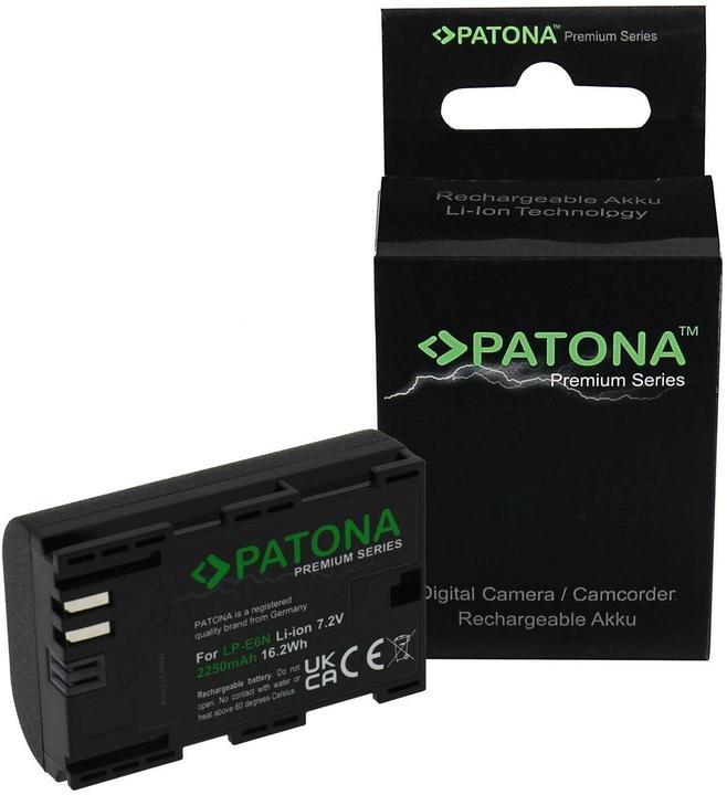 Actual product image Patona Canon LP-E6N (Camera battery)