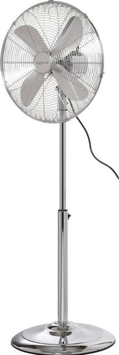 Sygonix Standventilator 50 W (Ø x H) 445 mm x 1300 mm Chrome Schwenkbar, Höhen