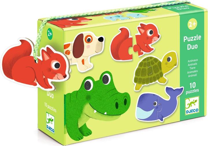Produktbild Djeco Puzzle Duo Tiere (20 Teile)